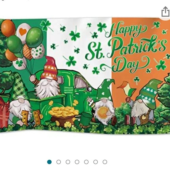 New! Happy St. Patrick’s day gnome flag ☘️ - Picture 5 of 6